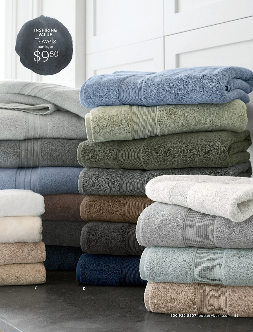 Best pottery outlet barn towels