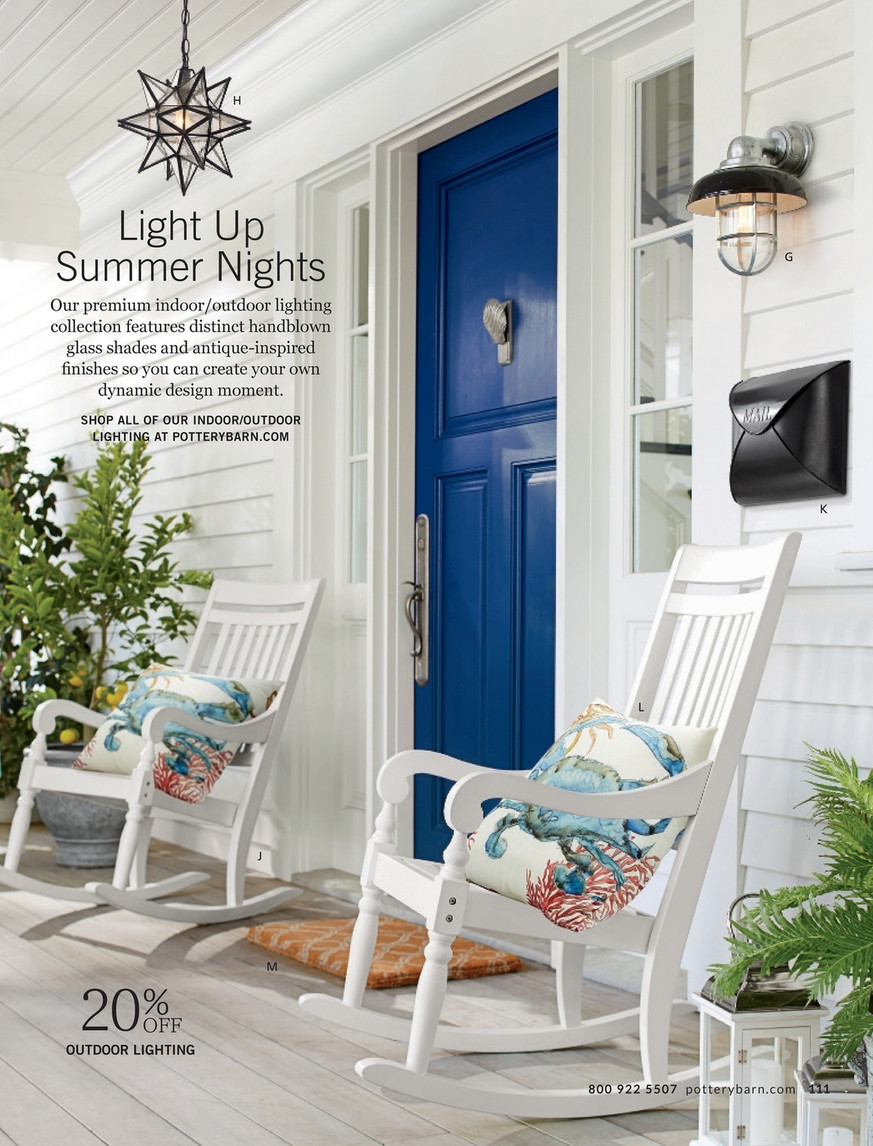 Pottery barn on sale rocking chair outdoor