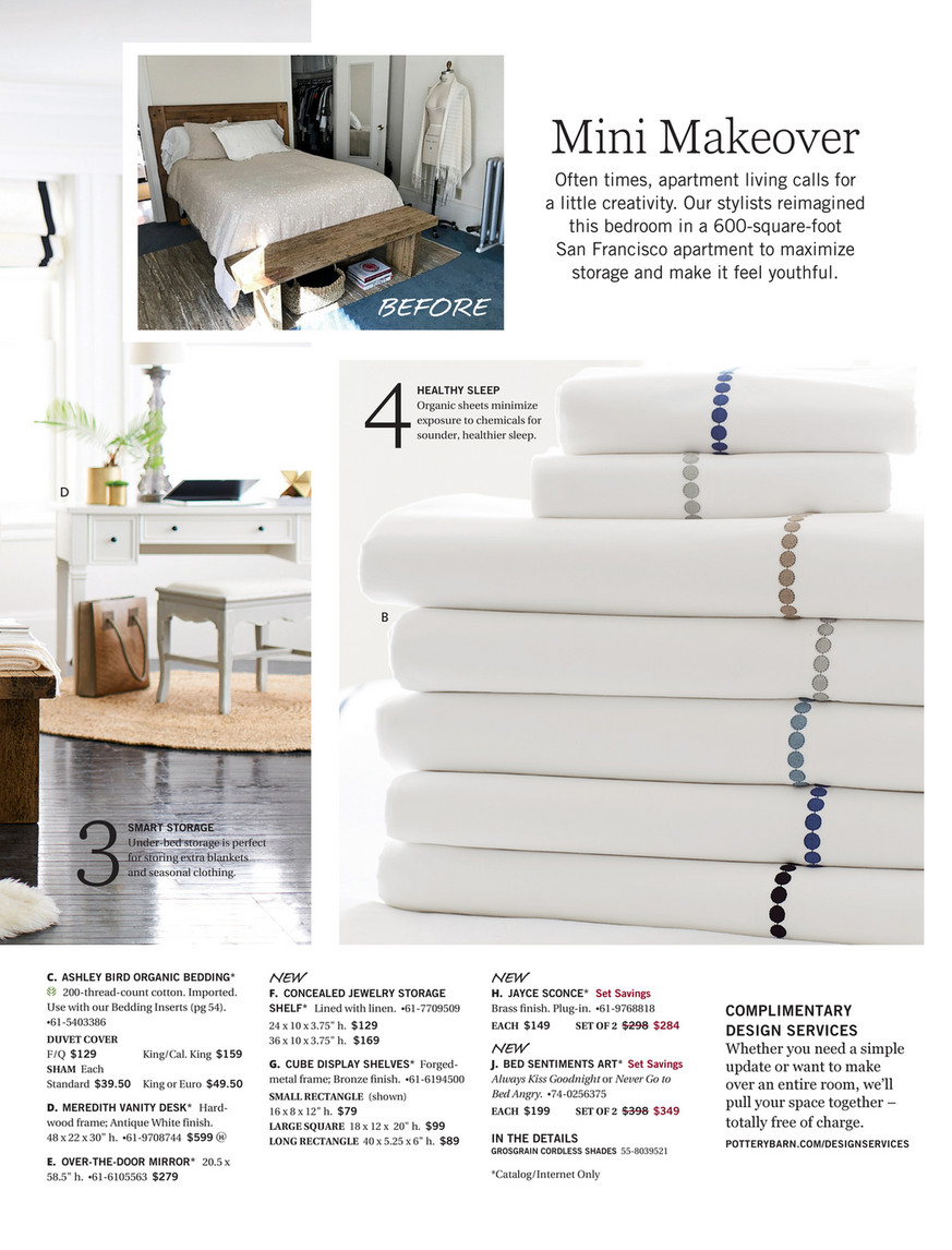 Pottery Barn Summer Bed Bath D2 Page 84