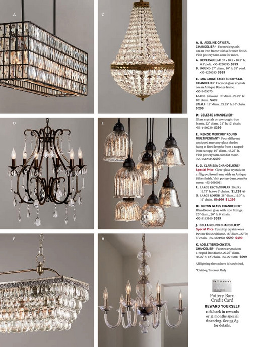 Pottery Barn Summer 2018 D3 Celeste Crystal Chandelier A C B Adeline Crystal Chandelier Faceted Crystals On An Iron Frame
