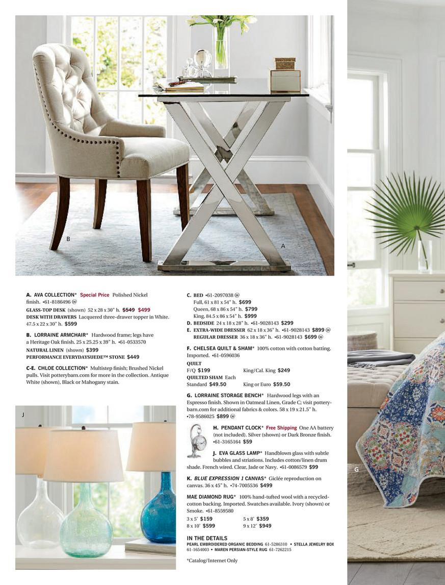 Pottery Barn Summer Bed Bath D3 Page 76