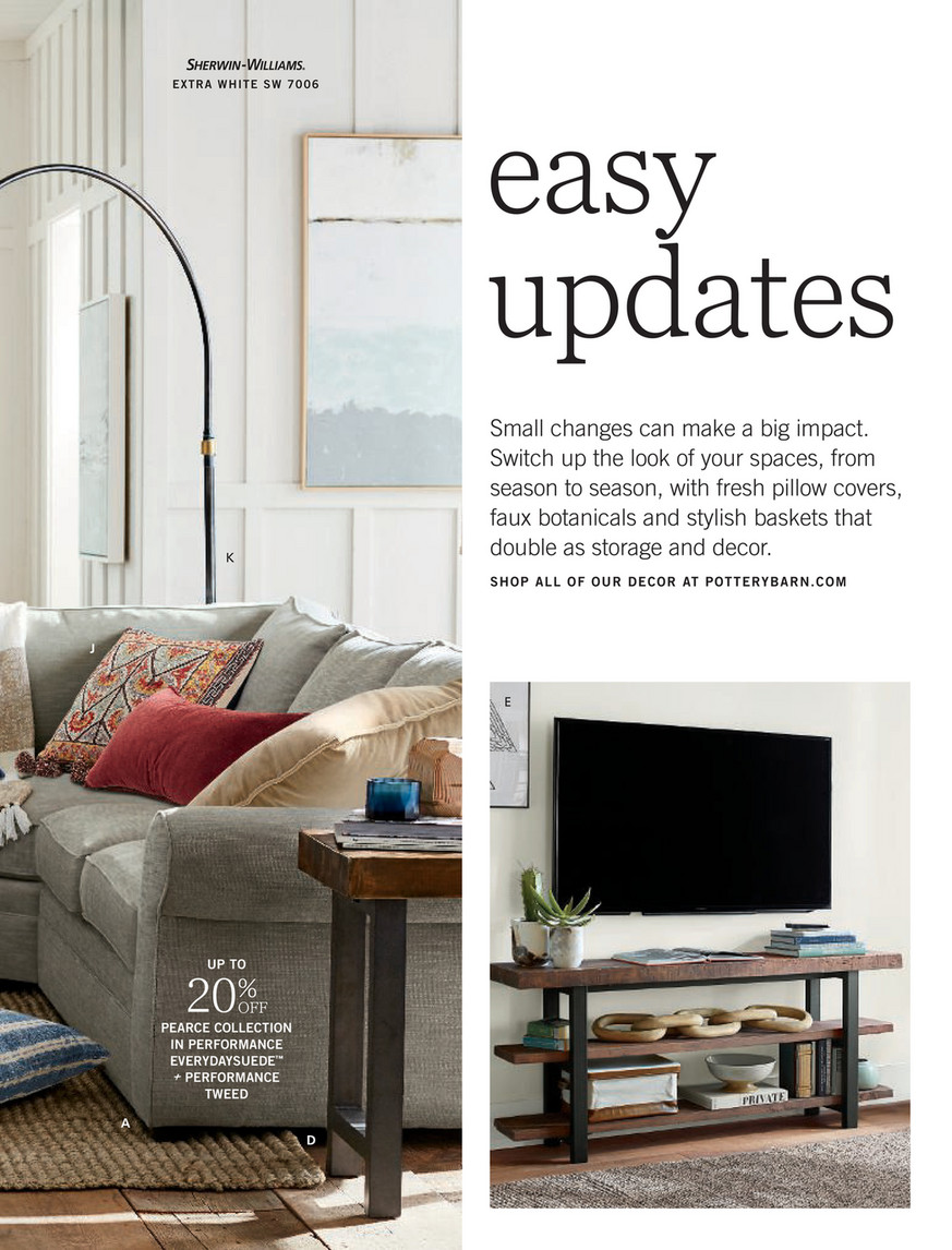 Pottery Barn Fall 2018 D1 Winslow Arc Sectional Floor