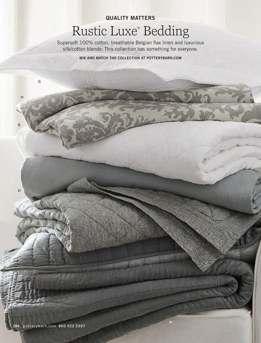 Pottery Barn Full/Queen Belgian deals Flax Linen Duvet Cover Smoke Grey