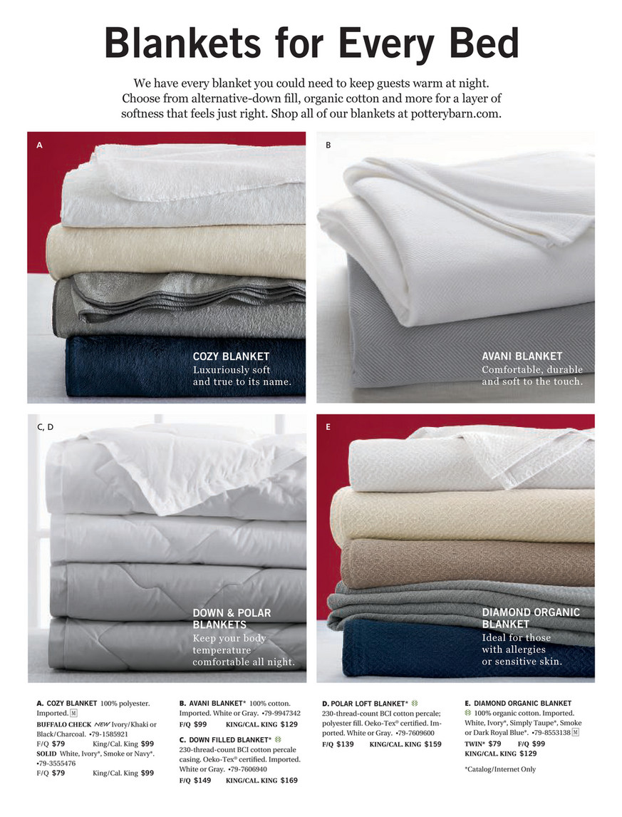 Pottery Barn Holiday Bed Bath D2 Page 18 19