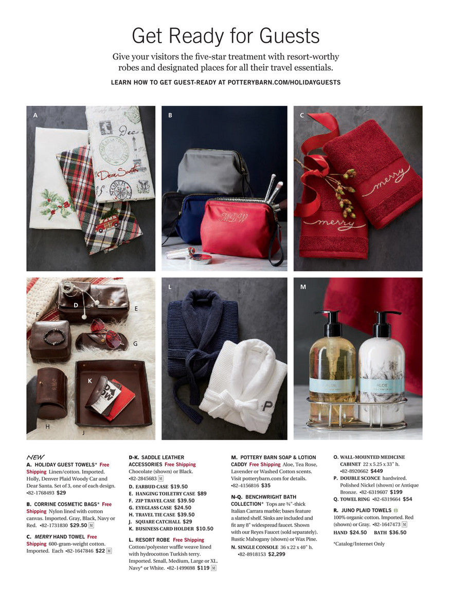 Pottery Barn Holiday 2017 D2 Page 106 107