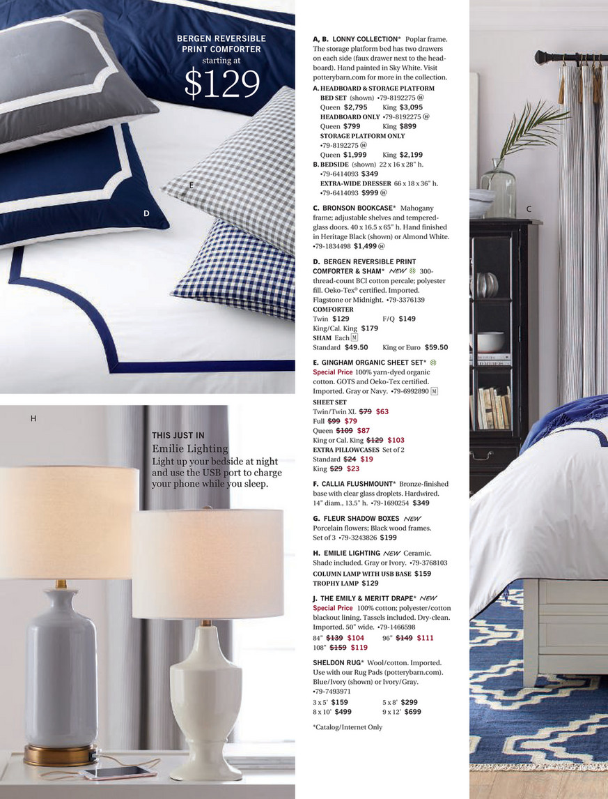 Pottery Barn Spring Bed Bath D1 Page 36 37