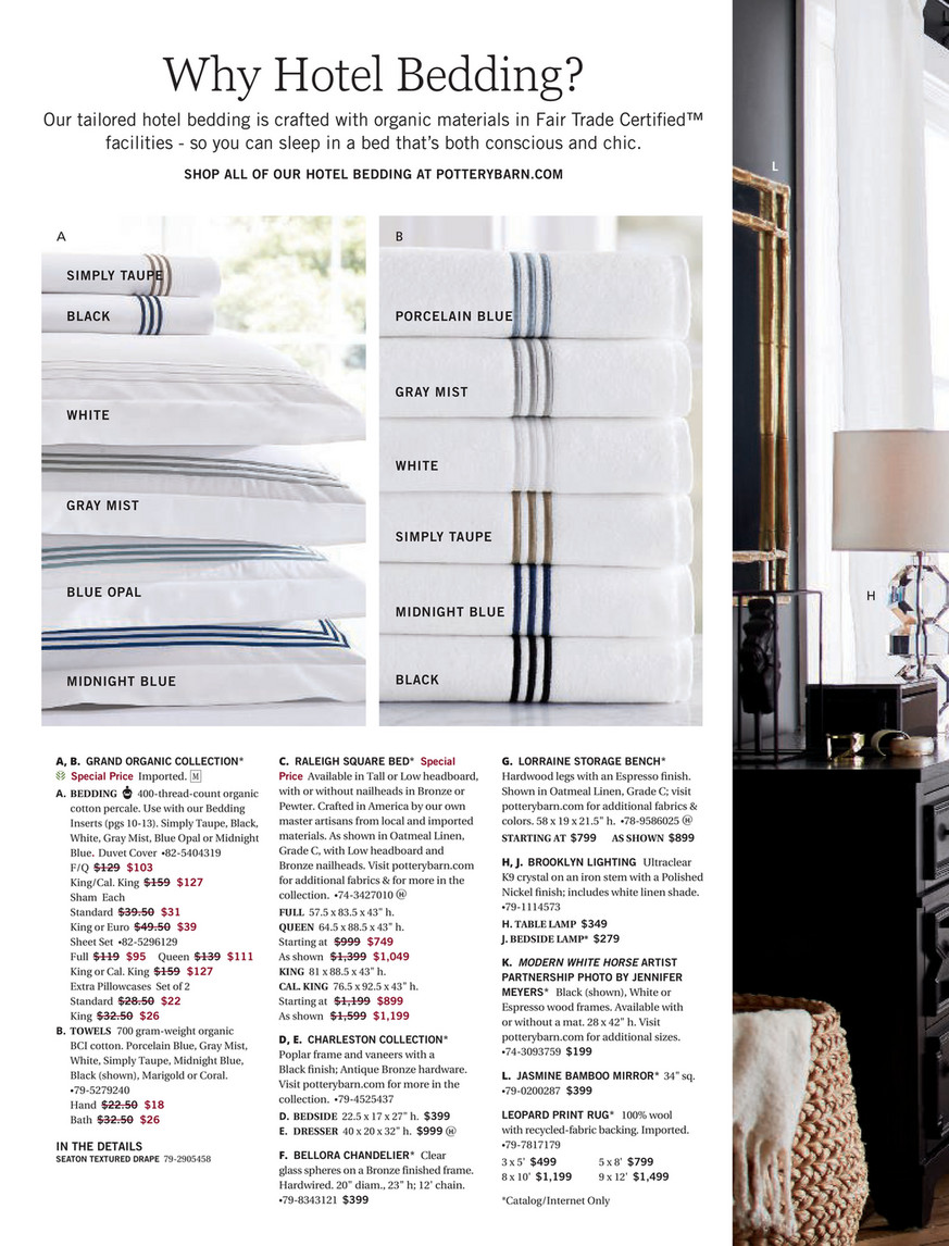 Pottery Barn Spring Bed Bath D1 Page 68 69