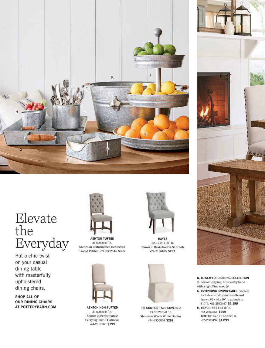 Pottery barn deals stafford table