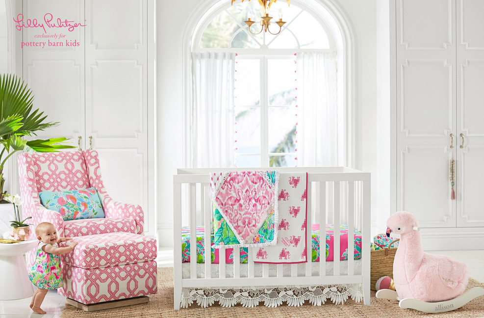 Pottery Barn Lilly Pulitzer Lookbook Lilly Pulitzer Elephant Nursery Rocker