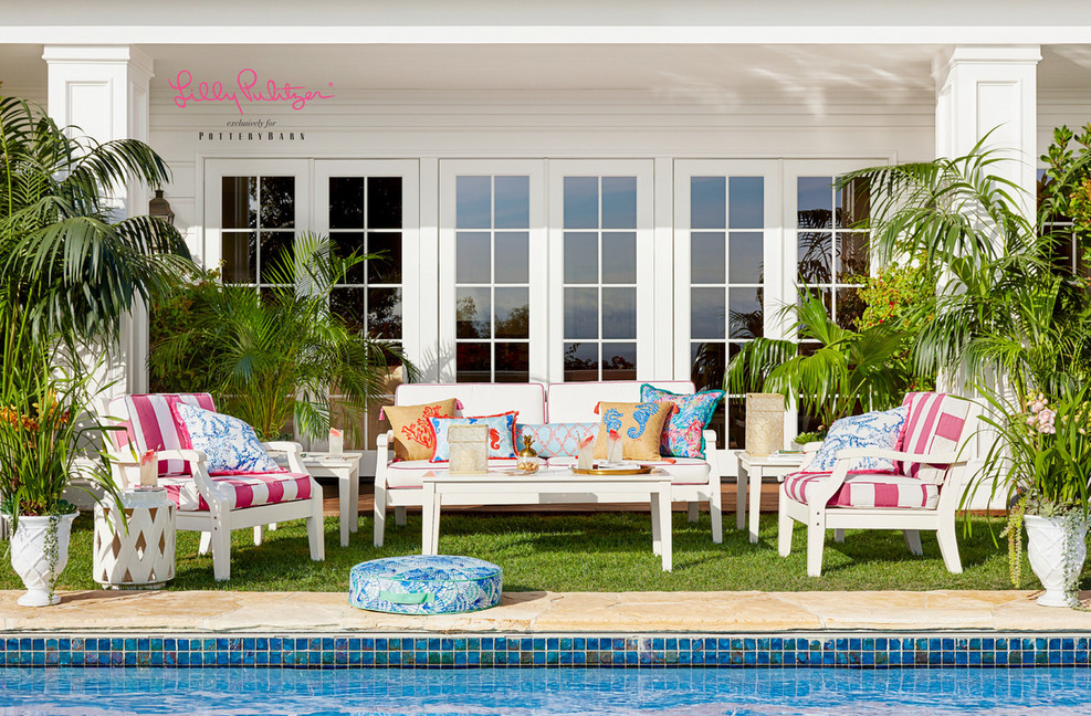 Pottery Barn Lilly Pulitzer Lookbook, Lilly Pulitzer Outdoor Furniture