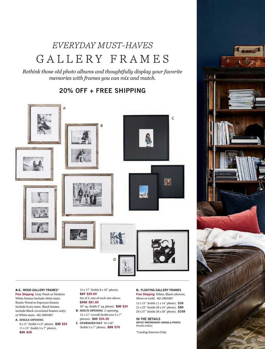 Wood Gallery Oversized Frames