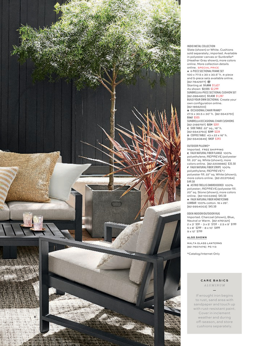 Pottery Barn Outdoor Sourcebook Summer D1 19 Page 20 21