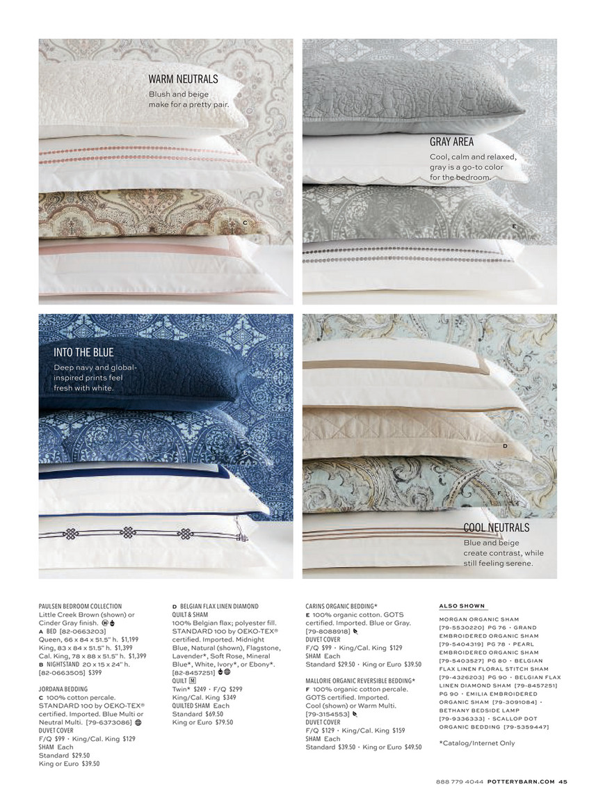 Pottery barn online mallorie duvet