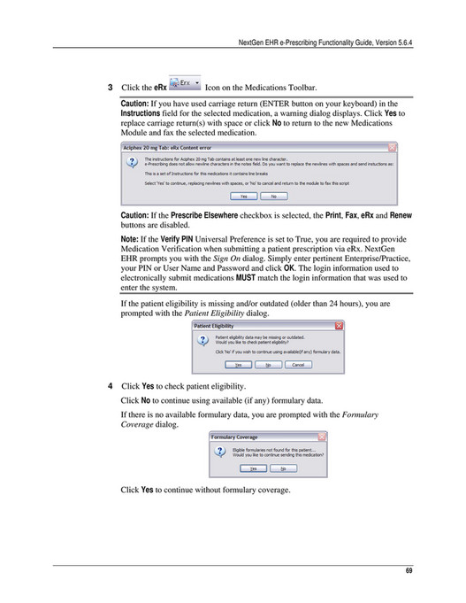 A New Leaf - NextGen EHR e-Prescribing Guide Version 5.6.4 - Page 78 ...