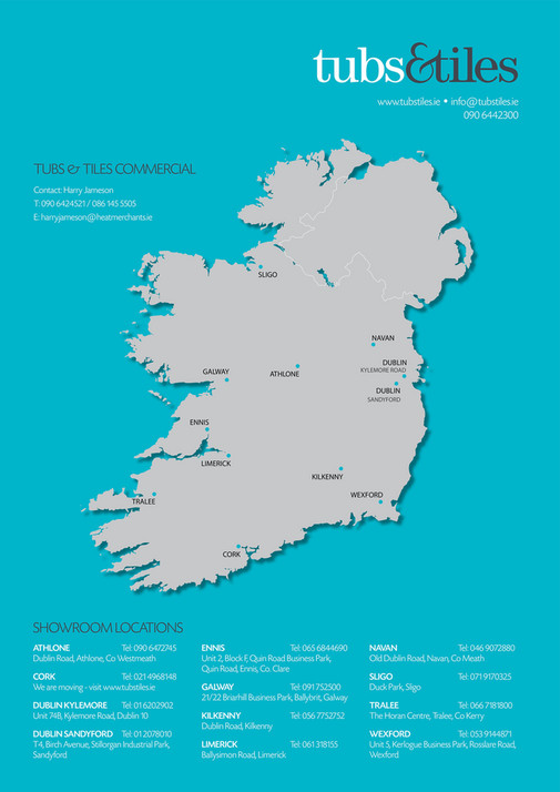 Heat Merchants Tubs Tiles Tile Brochure 2018 Page 84 Created Tubstiles Ie Info 090 6442300 Tubs Tiles