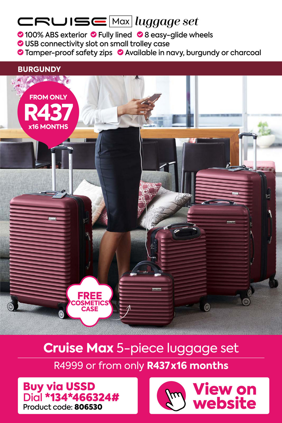 home choice luggage sets