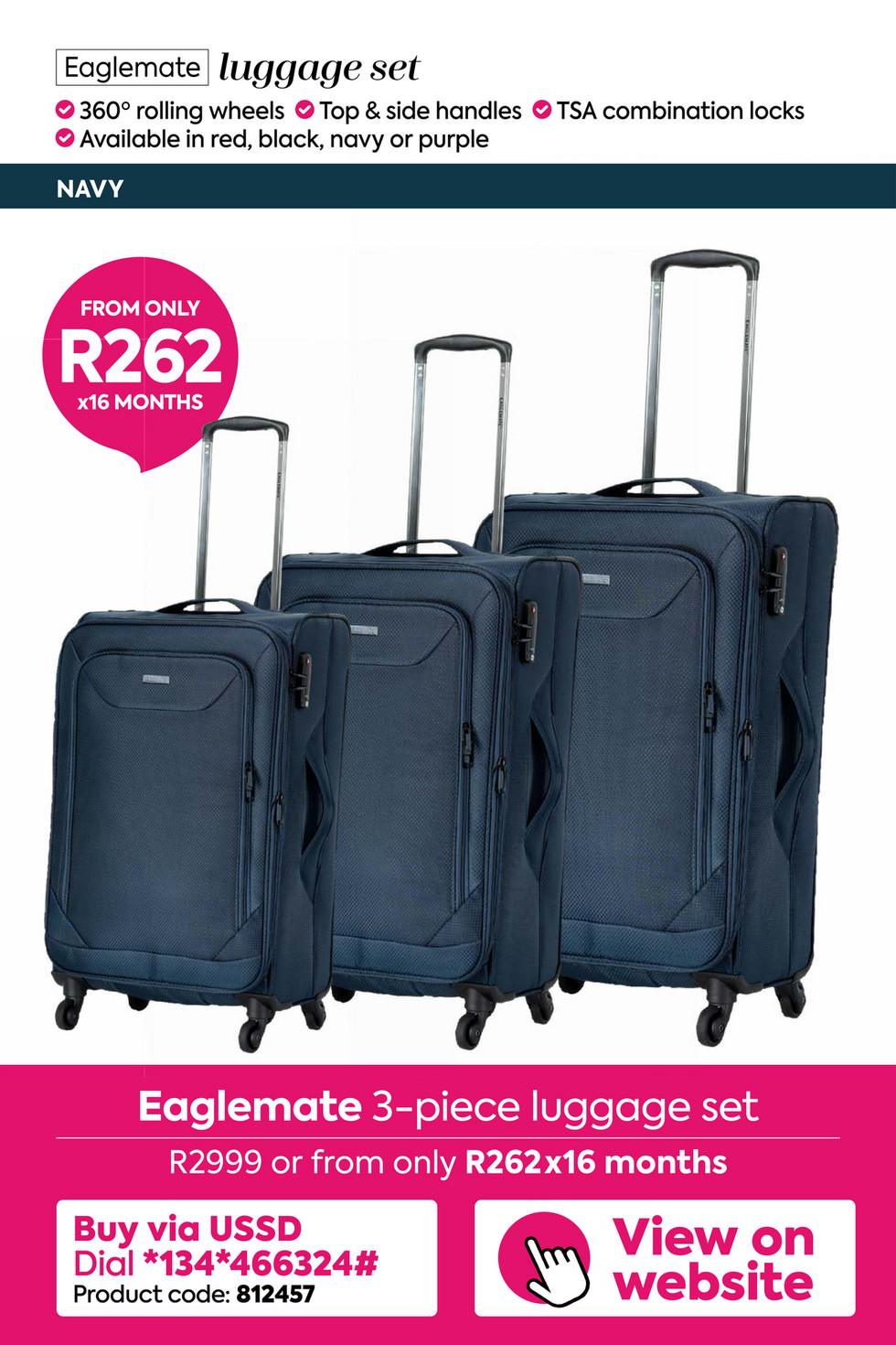 homechoice luggages