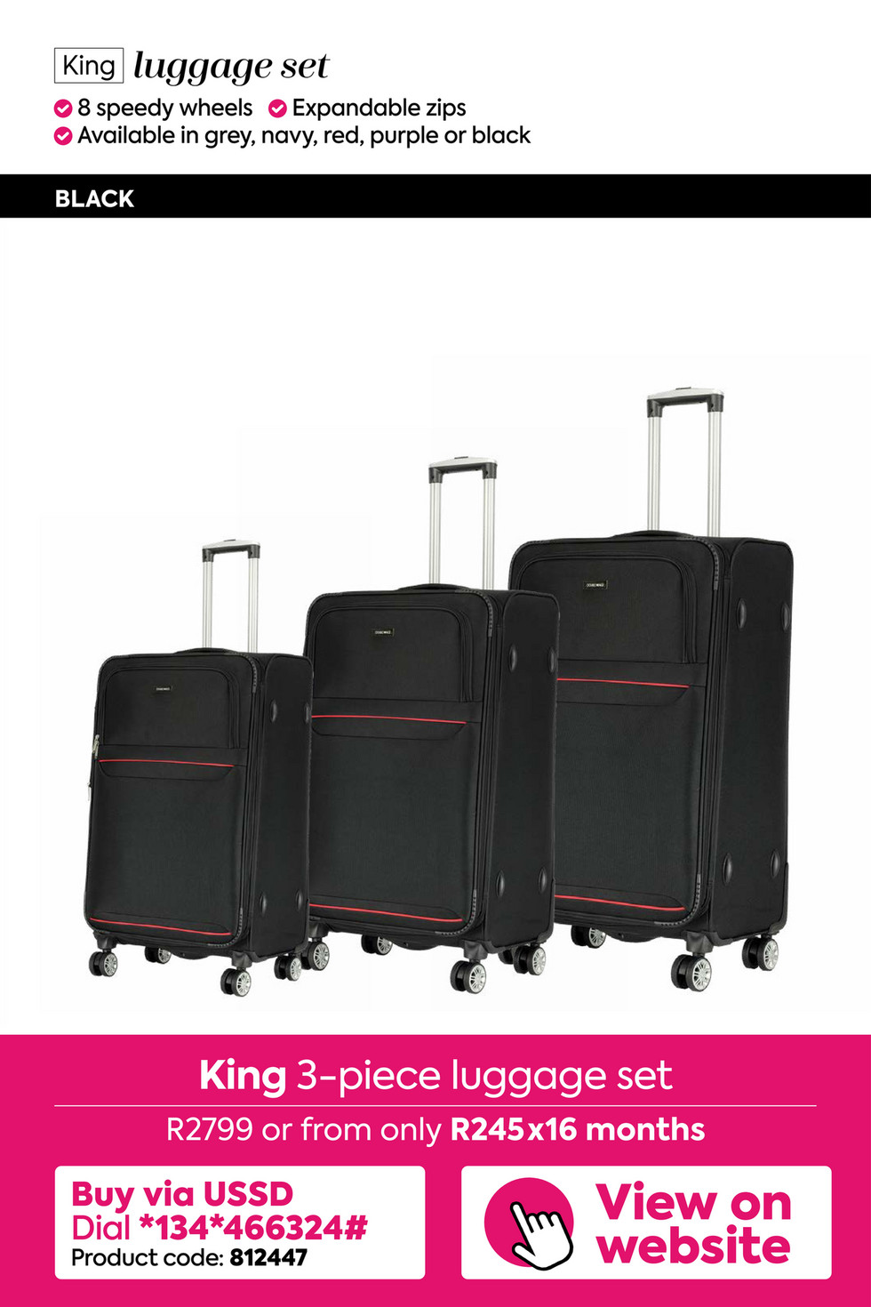 homechoice luggage