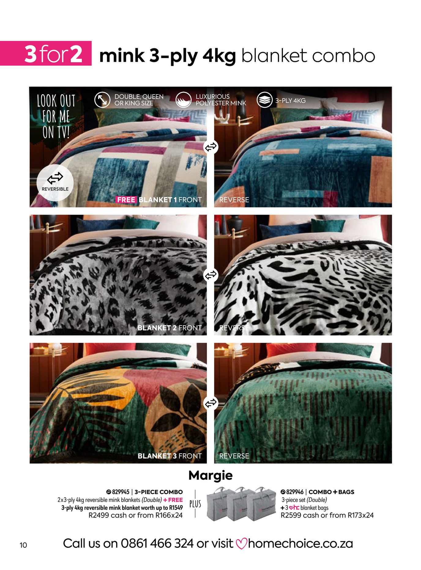 Homechoice discount catalogue blankets