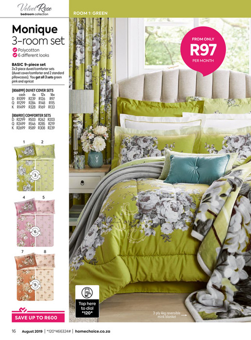homechoice Android app August bedding digital catalogue Page 1617