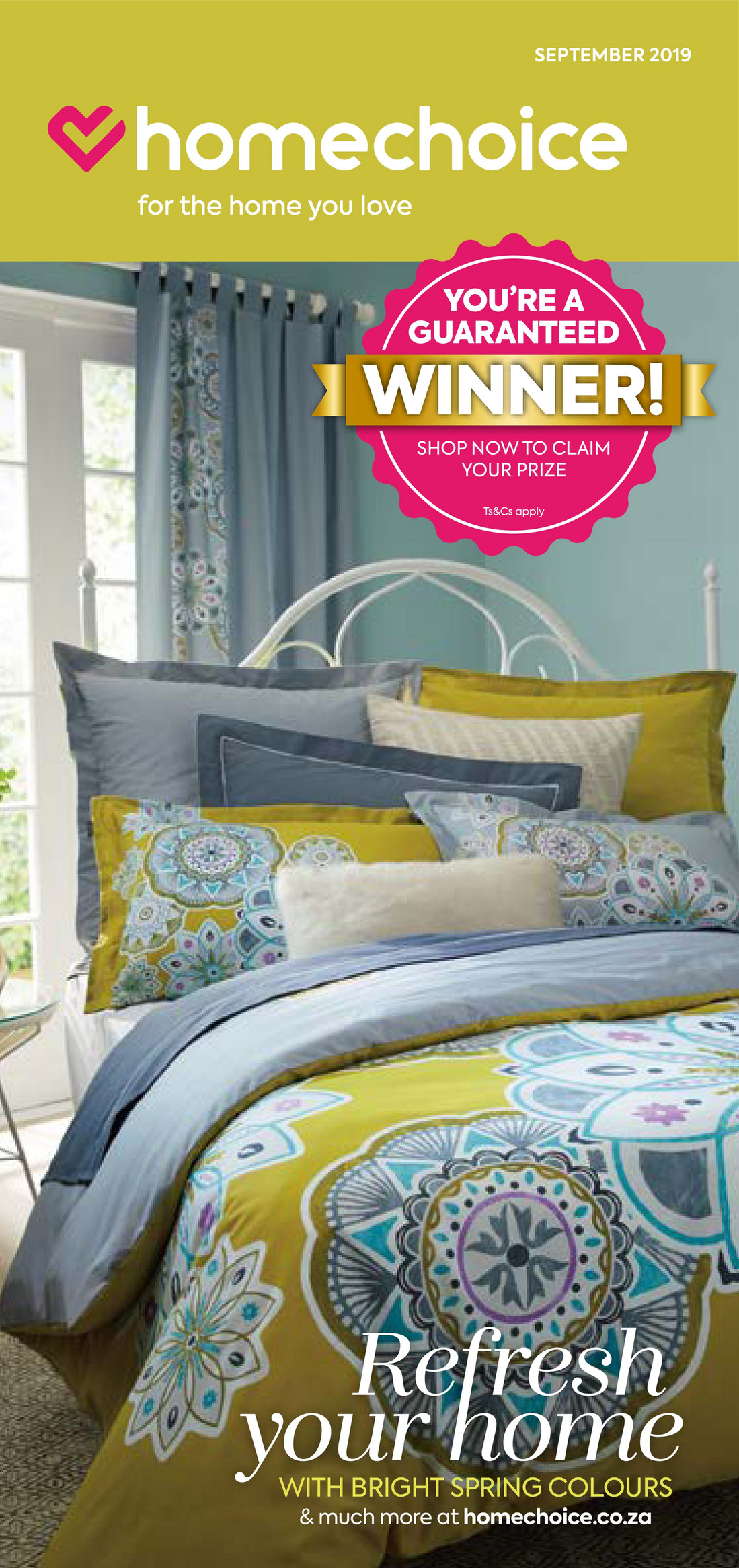 homechoice Android app September bedding digital catalogue Page 1011