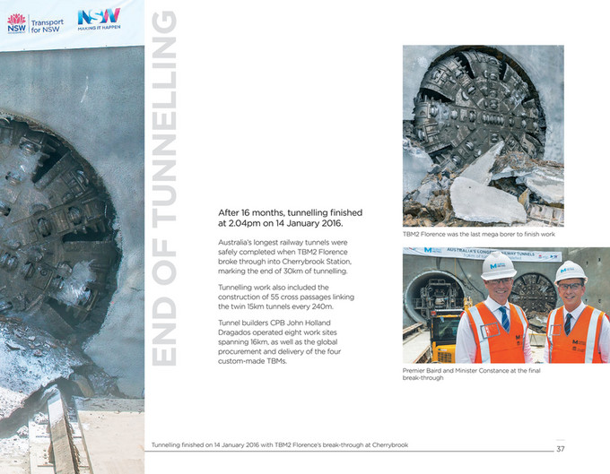 My publications Sydney Metro delivering Australia's longest railway