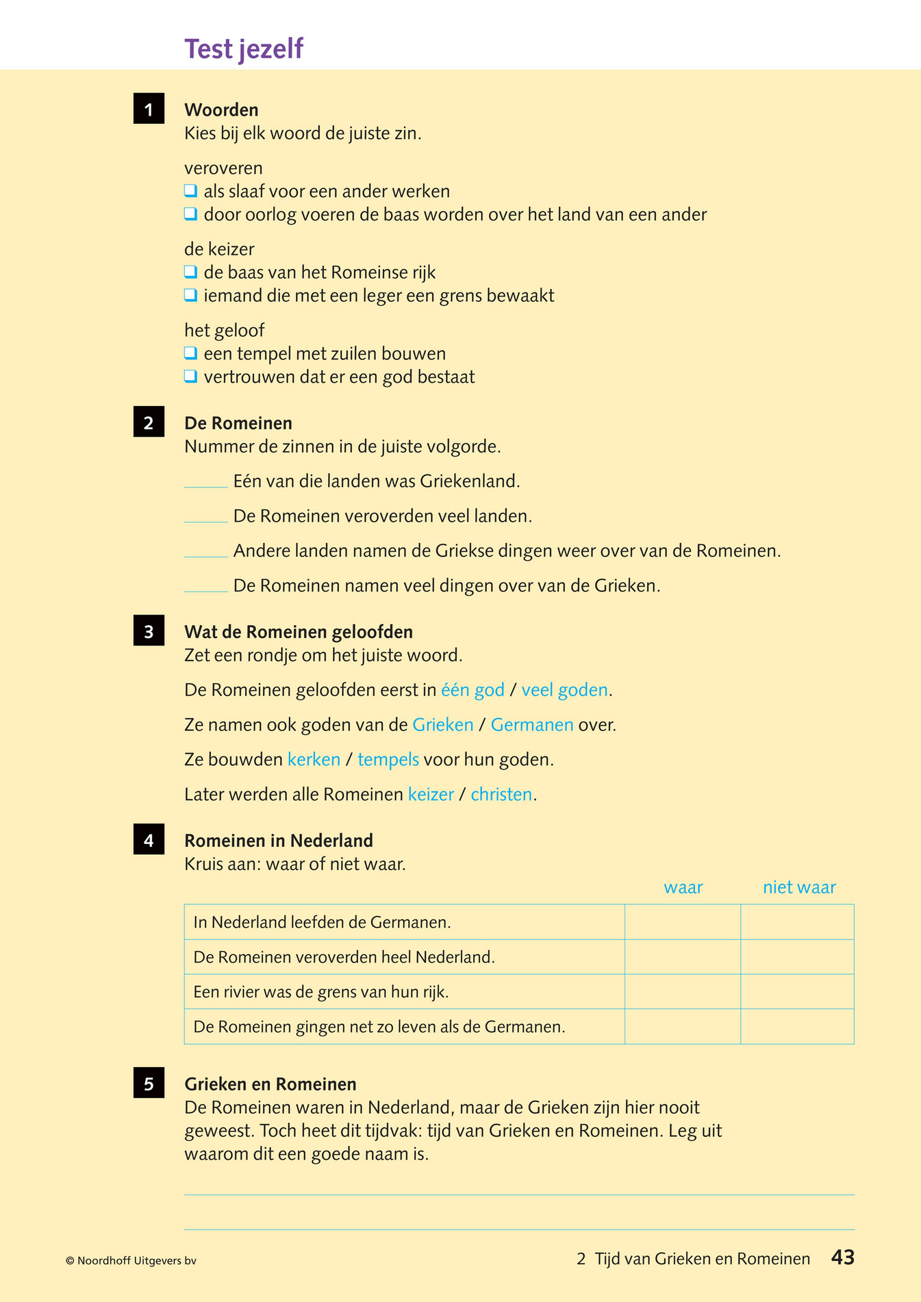 Ongekend Wijzer! proeflessen - Wijzer! Geschiedenis lwb gr 5 hfdst 2 - Page NO-25