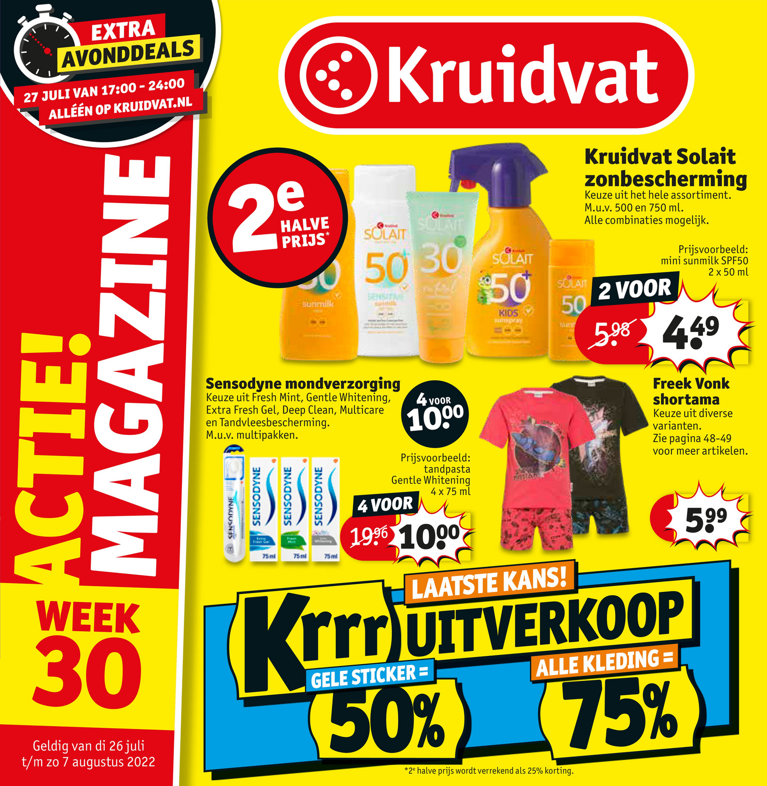 Kruidvat nederland kruidvat folder week 30 25 juli 2022 t m 7