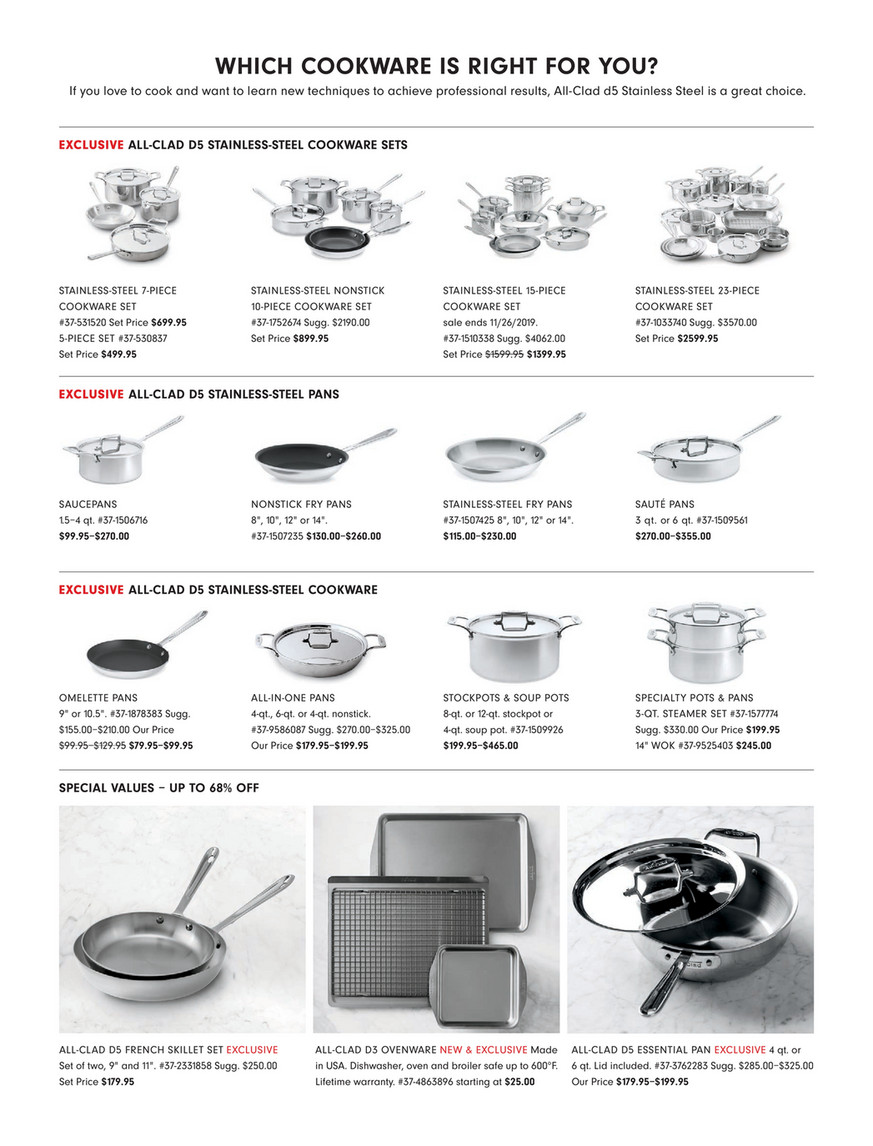 All-Clad - Stir Fry Pan D3 14, Stainless Steel