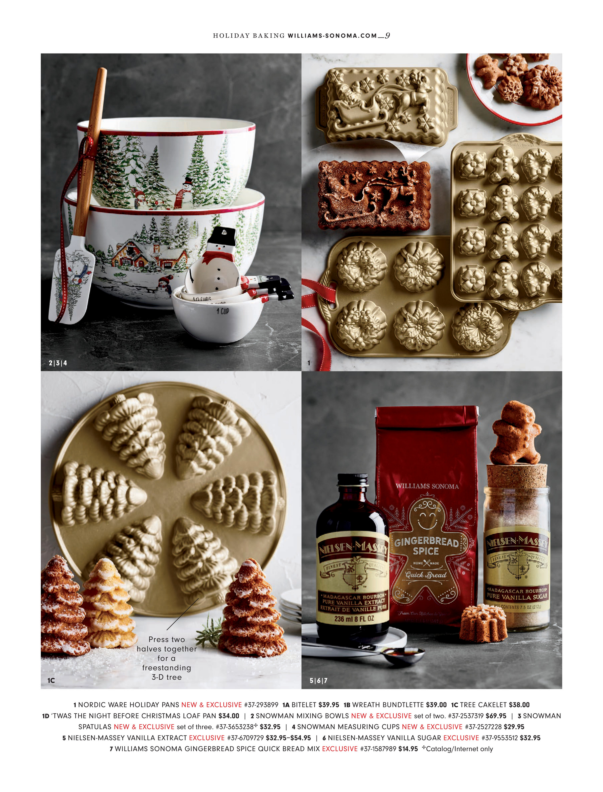 Williams Sonoma Gingerbread Measuring Cups