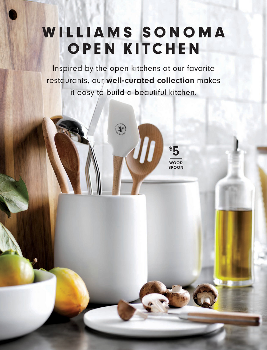Open Kitchen by Williams Sonoma Silicone Wood Spatula, White