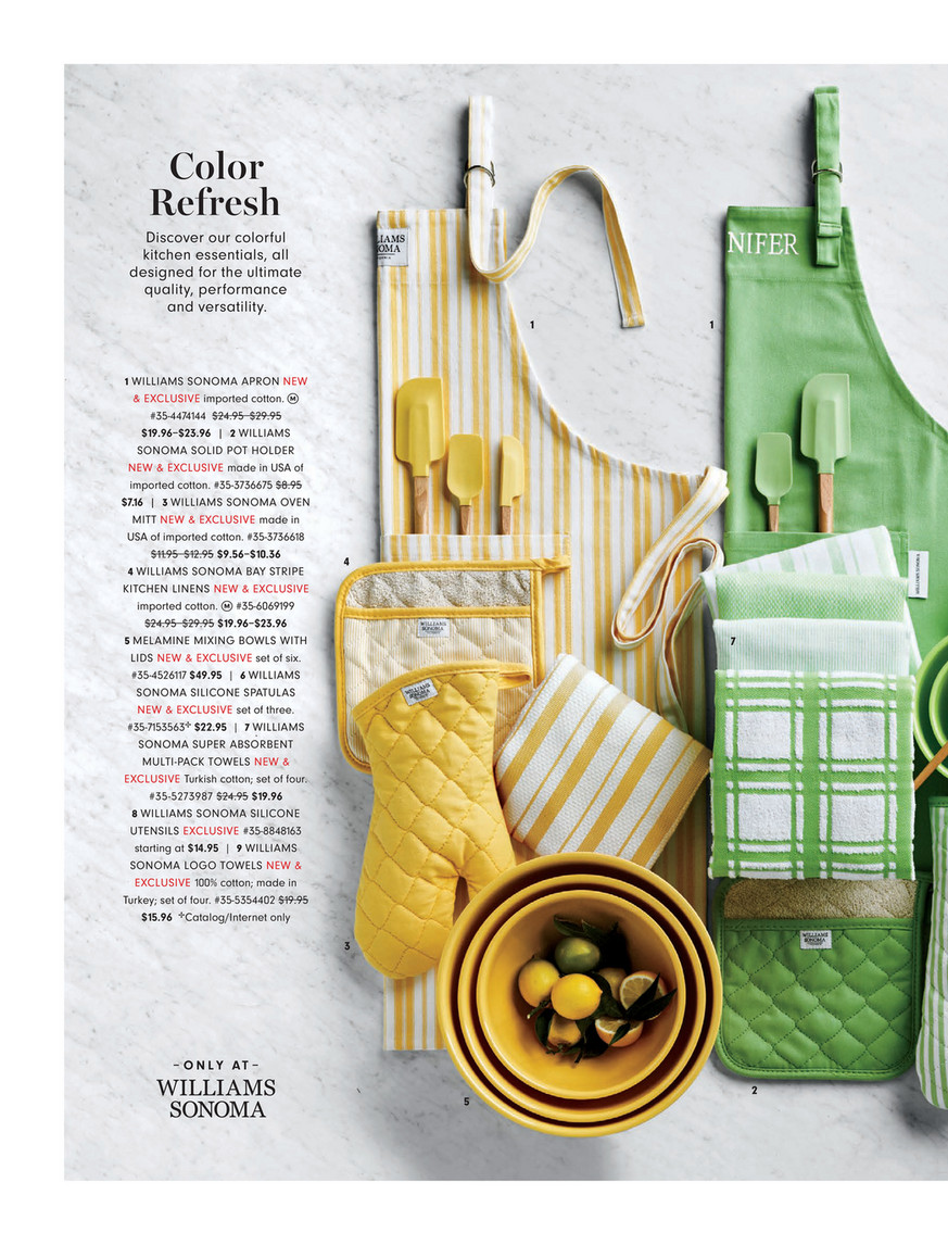 Williams-Sonoma: Save 20% on Kitchen Necessities - from Aprons to