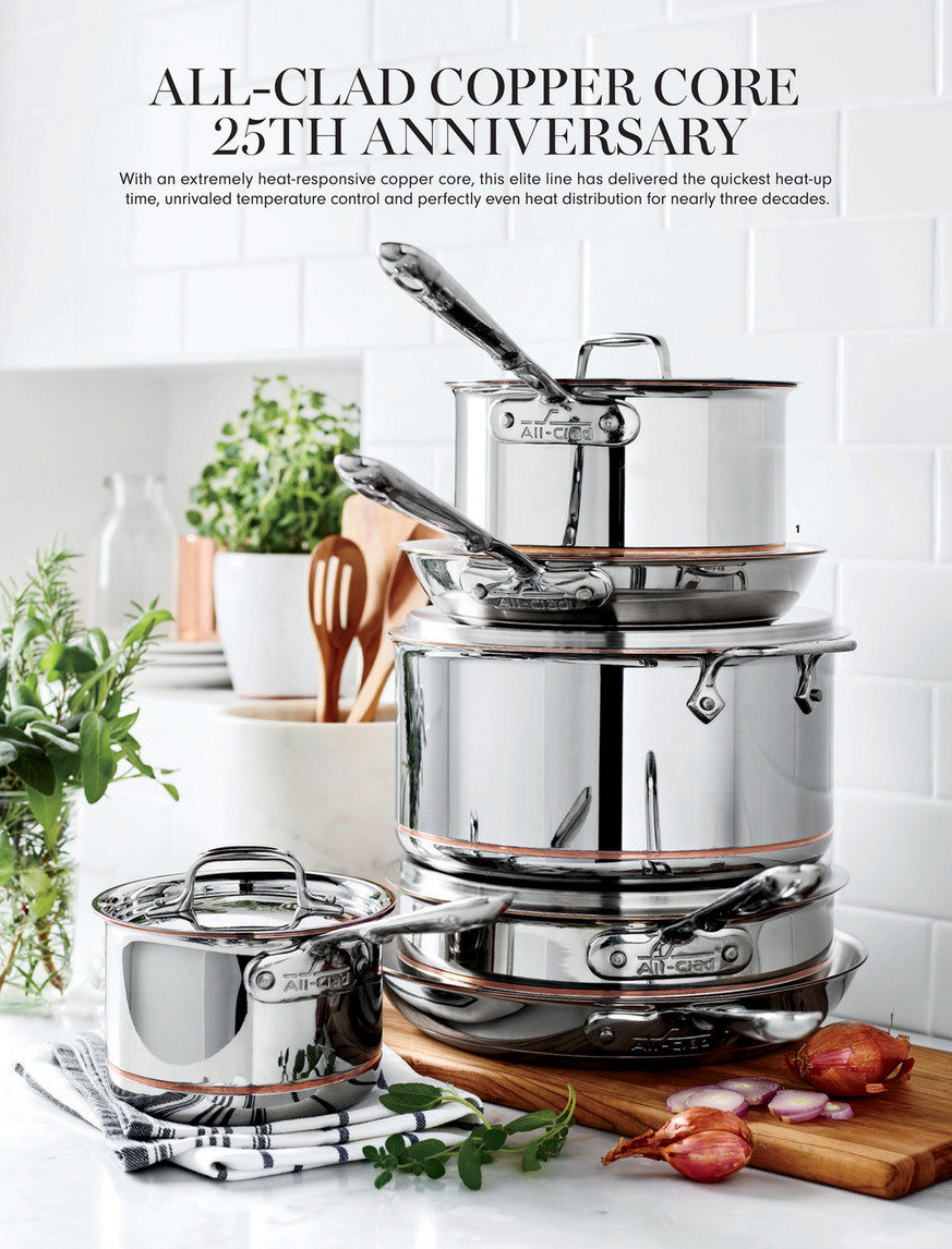 All-Clad Cookware Copper Core Pots & Pans