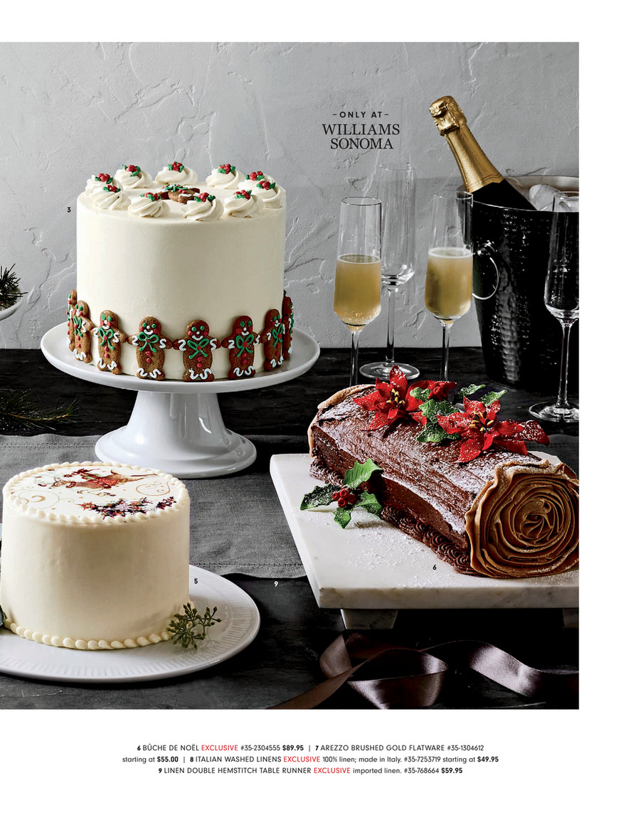 Bûche de Noël  Holiday desserts, William sonoma recipes, Holiday baking