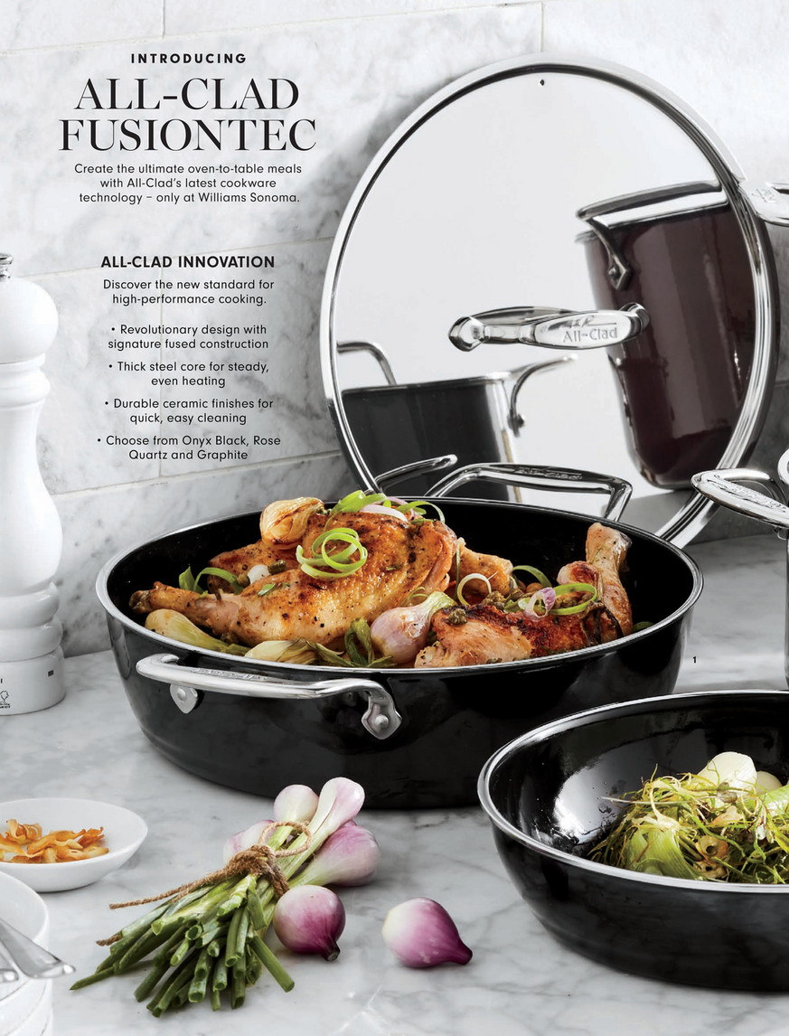 All-Clad FUSIONTEC Cookware 7-Quart Stock Pot with Lid