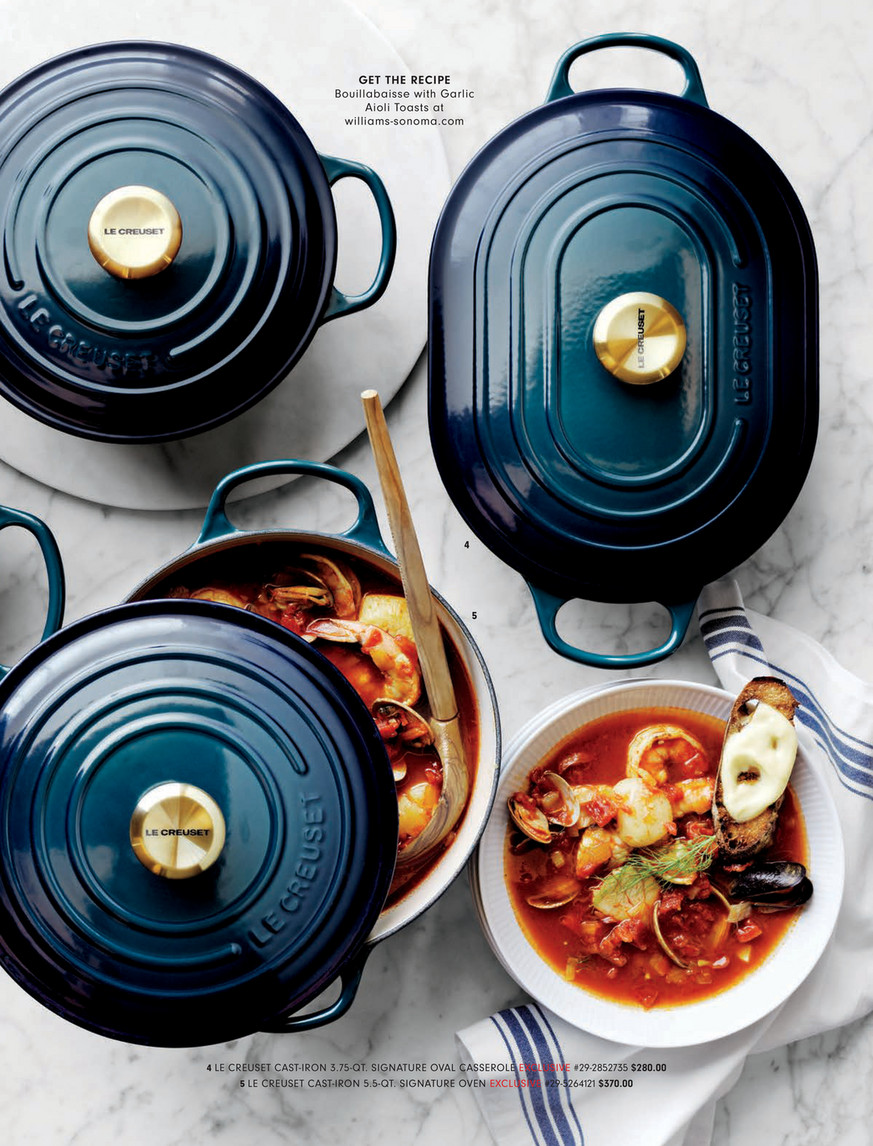 Williams-Sonoma - January 2022 - Le Creuset Signature Enameled