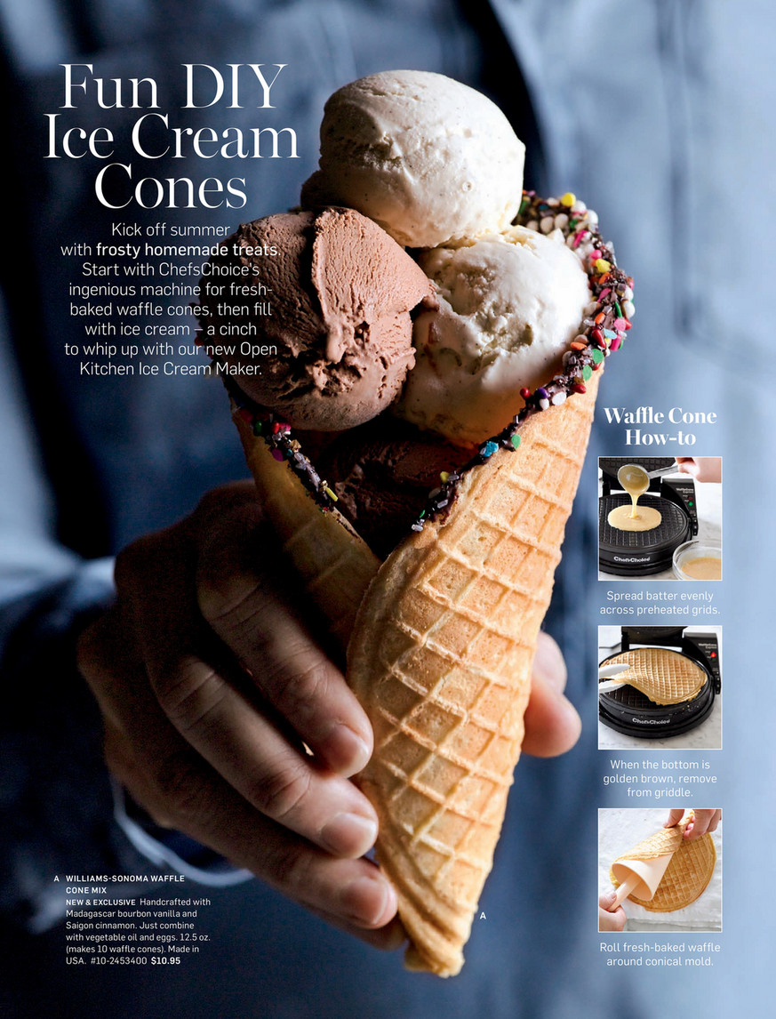 Waffle Cones  Williams Sonoma