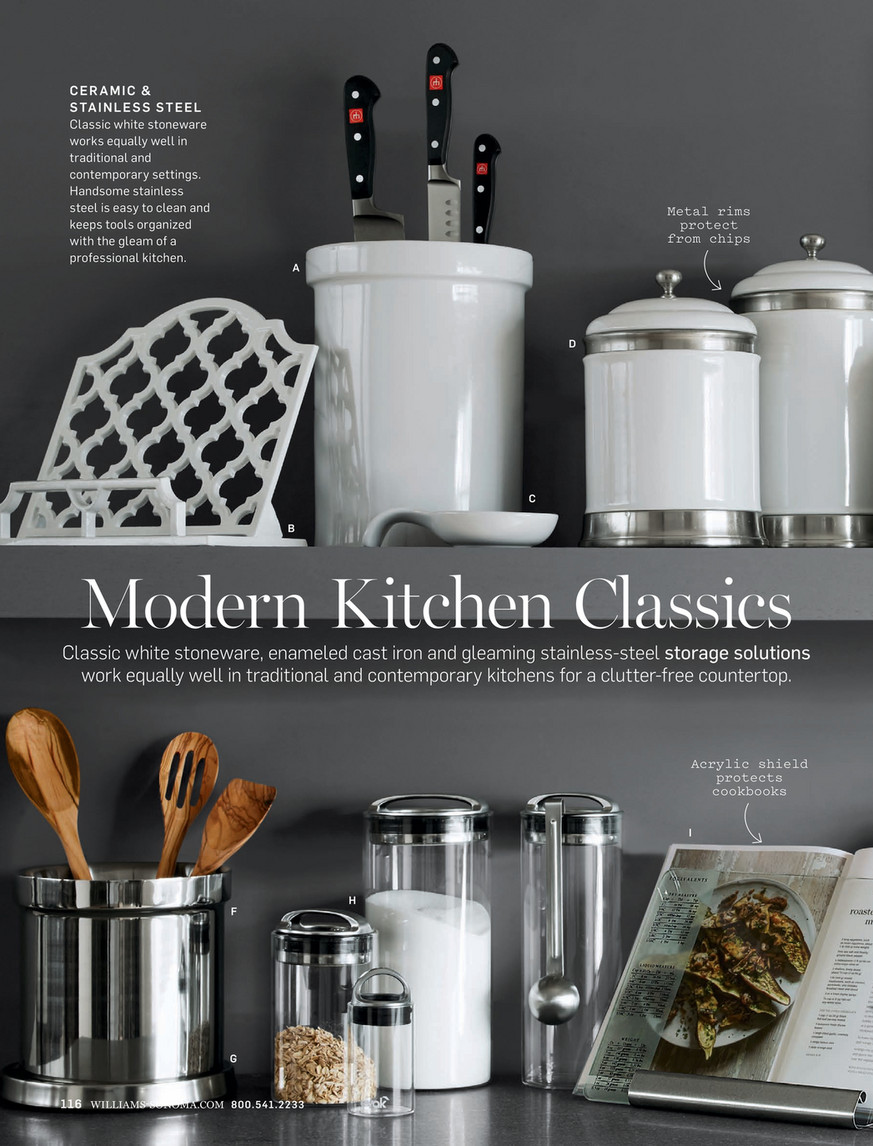 Williams Sonoma Pantry Porcelain Canisters
