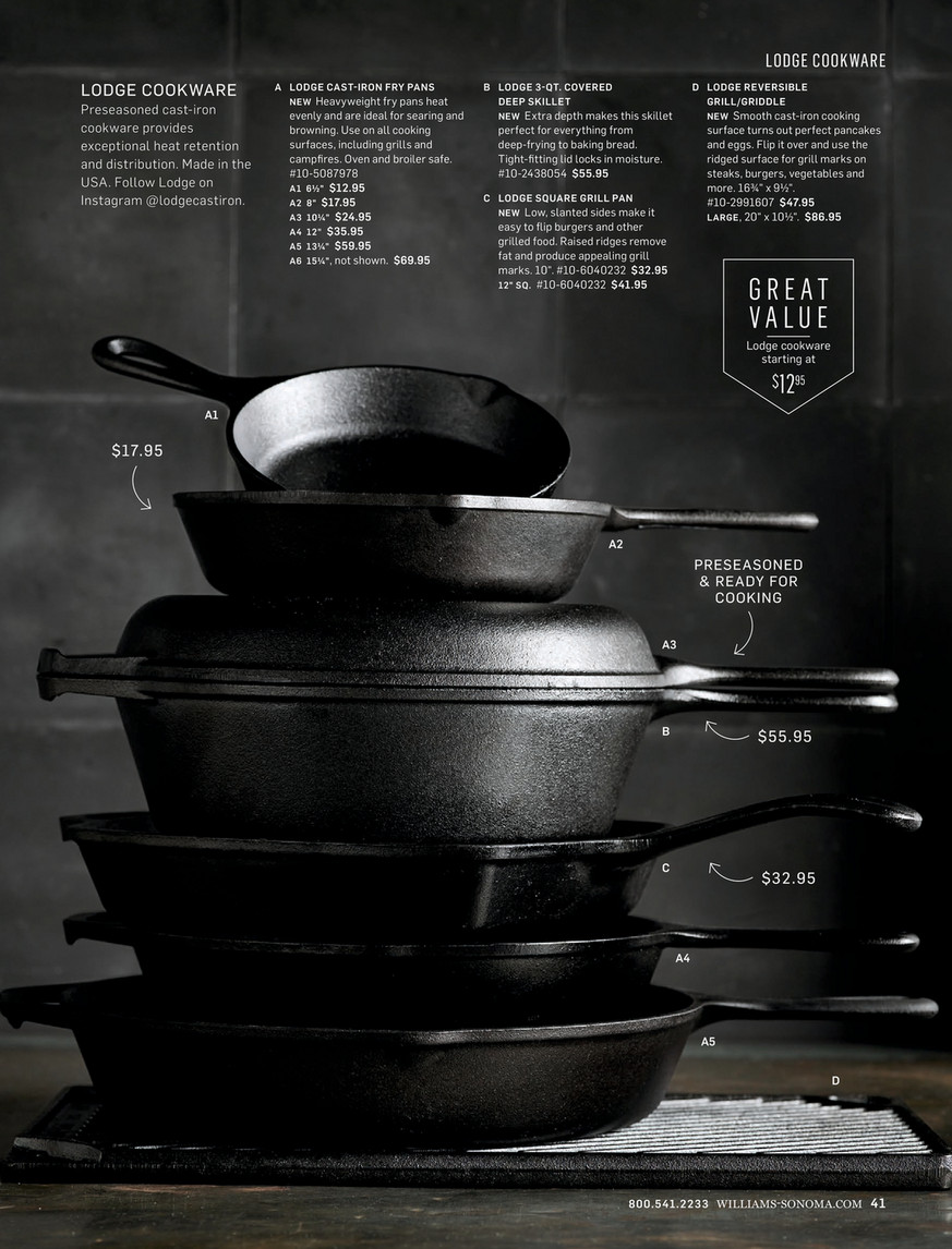 Cast Iron Covered Deep Skillet | Lodge Cast Iron