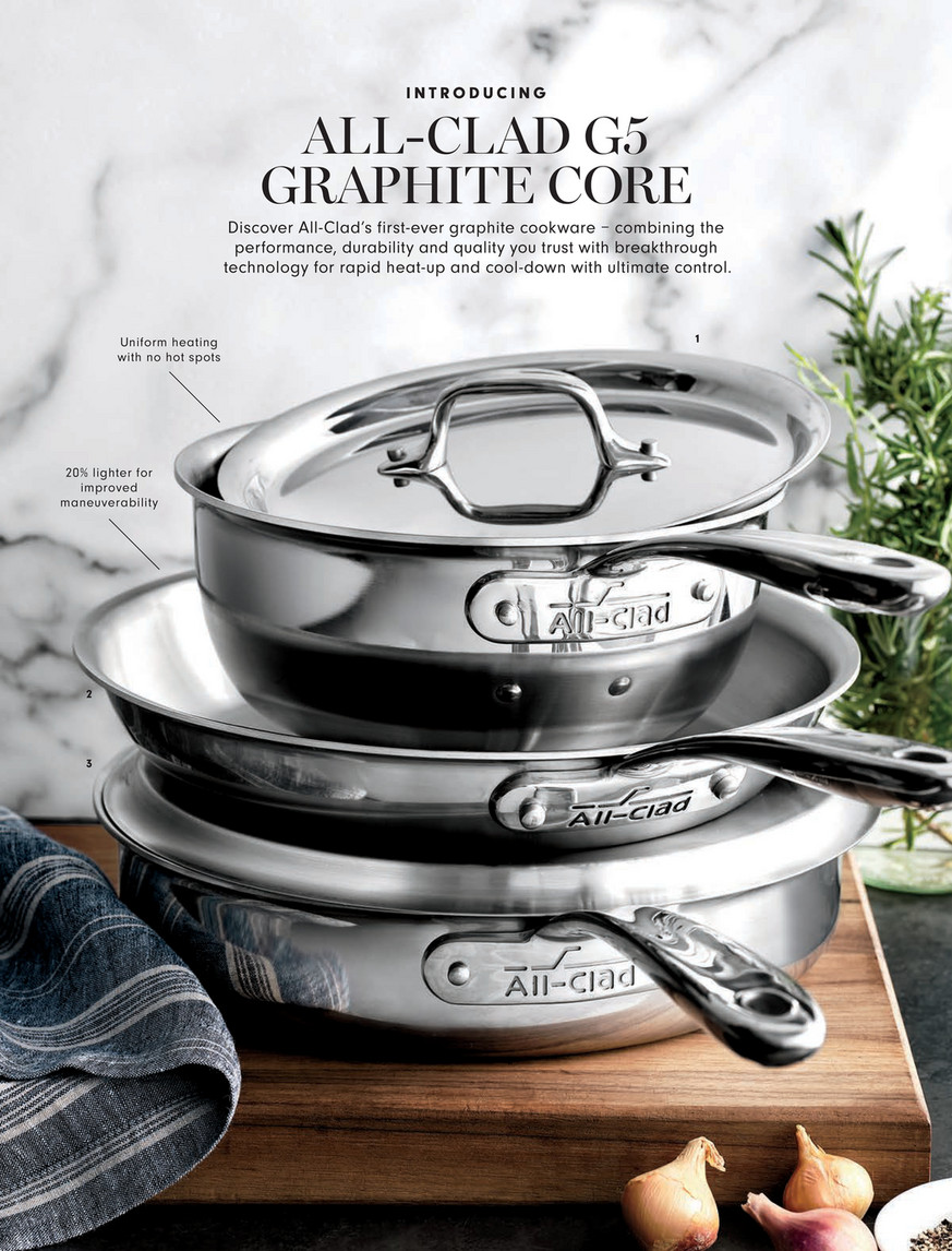 All-Clad G5 Graphite Core Stainless-Steel Saucepan, 4-Qt.