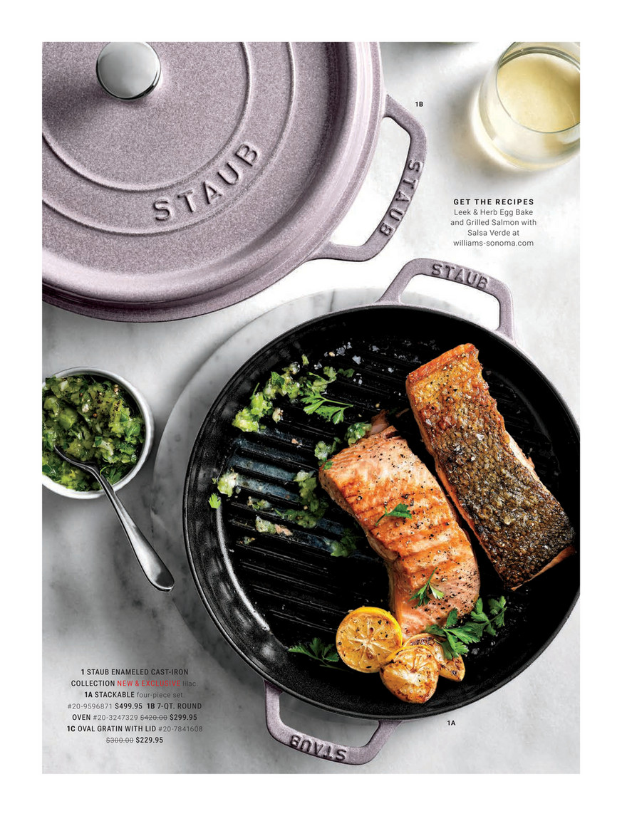 ★値下げ★【STAUB / WILLIAMS-SONOMA】 cast iron Williams-Sonoma - Spring 2023 - Staub Enameled Cast Iron Round