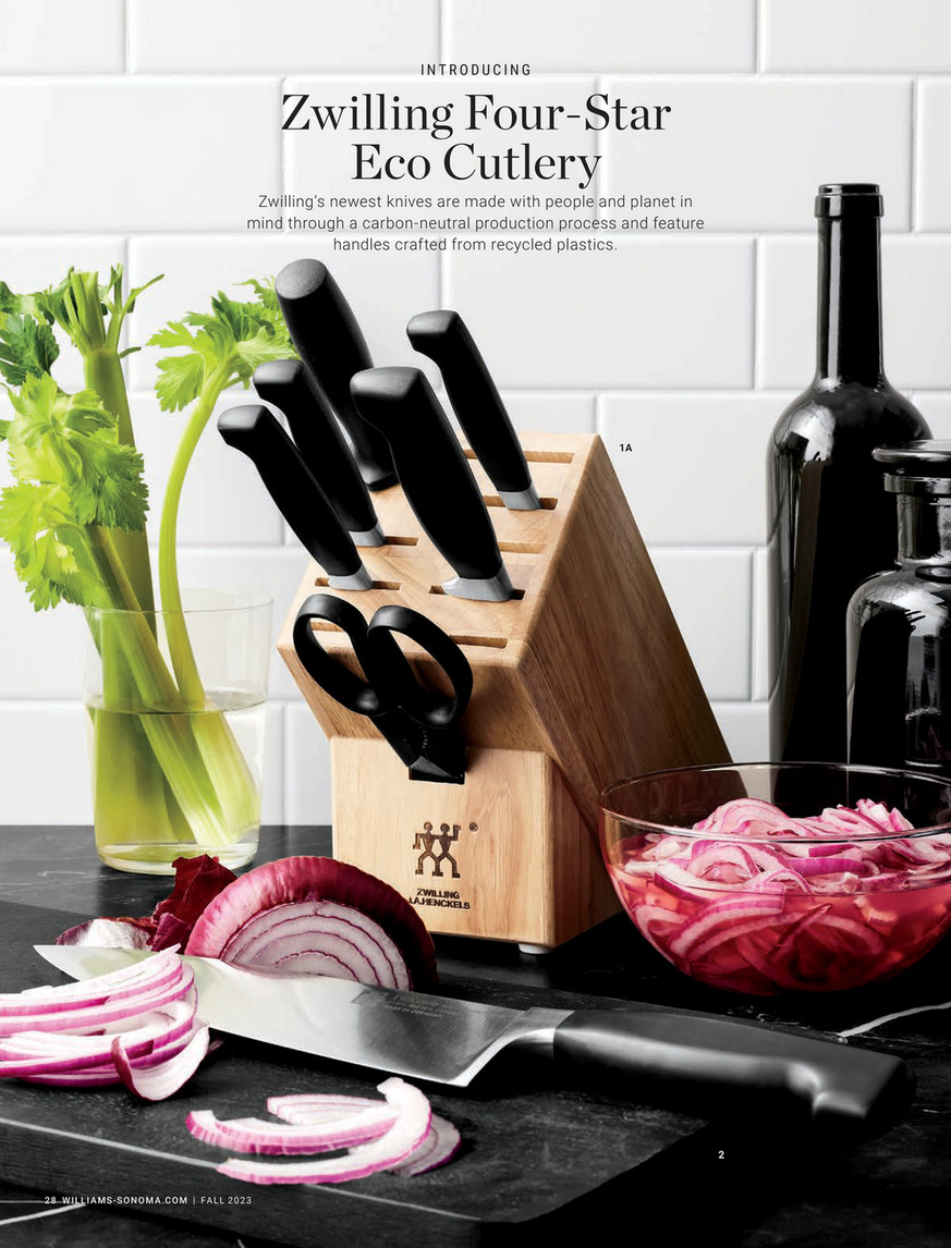 Zwilling Four Star Eco Self-Sharpening Knife Block, Set of 7