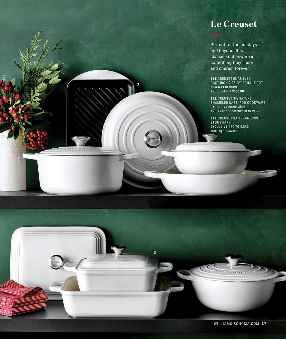 Williams-Sonoma - Holiday 2023 - Le Creuset San Francisco
