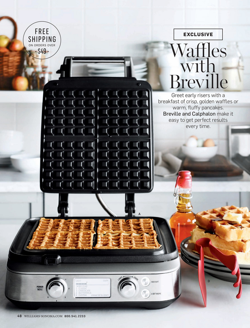 Williams-Sonoma - October 2016 Catalog - Philips Smoke-Less Infrared Grill  with BBQ & Steel-Wire Grids