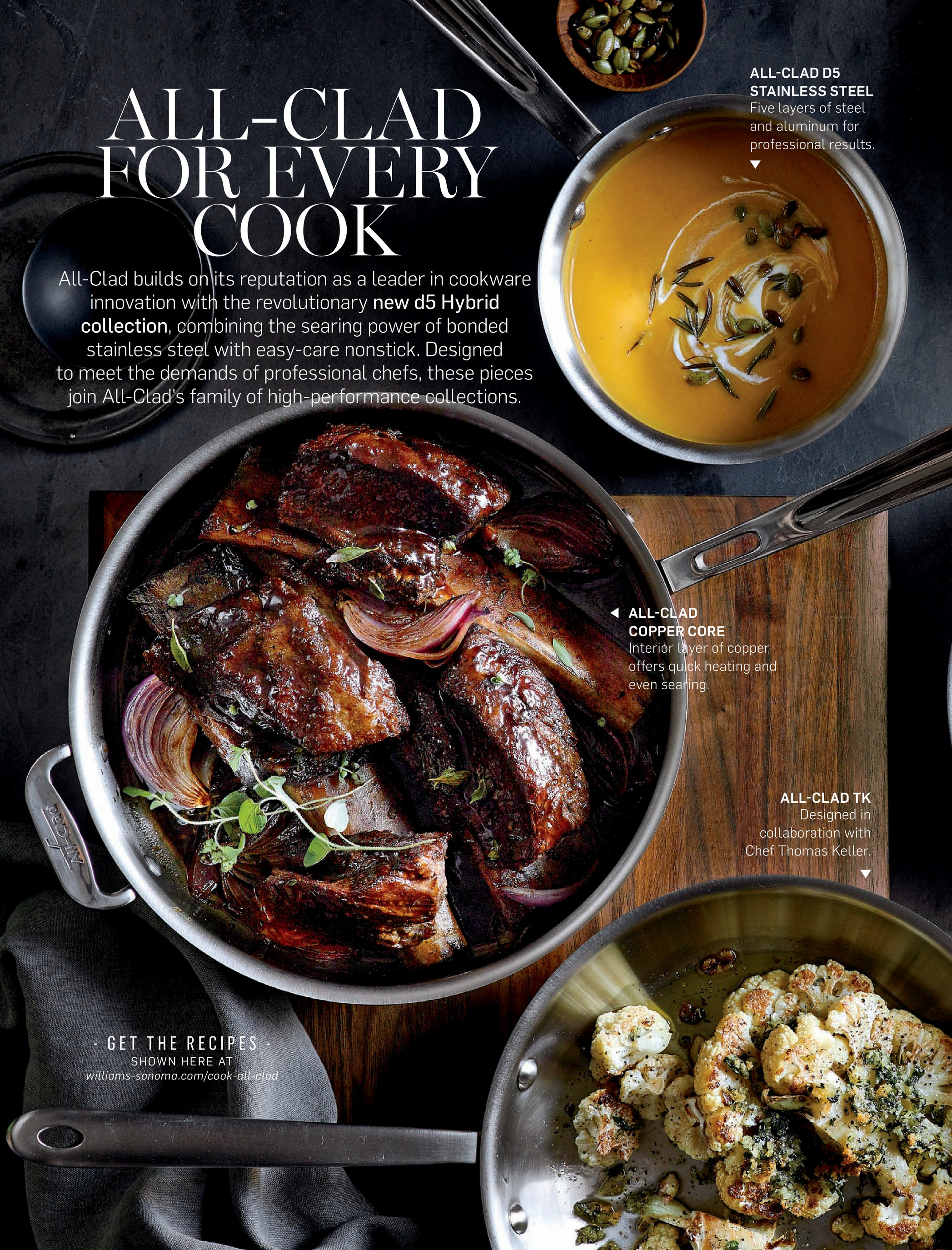 Williams-Sonoma - October 2016 Catalog - All-Clad d5 Stainless