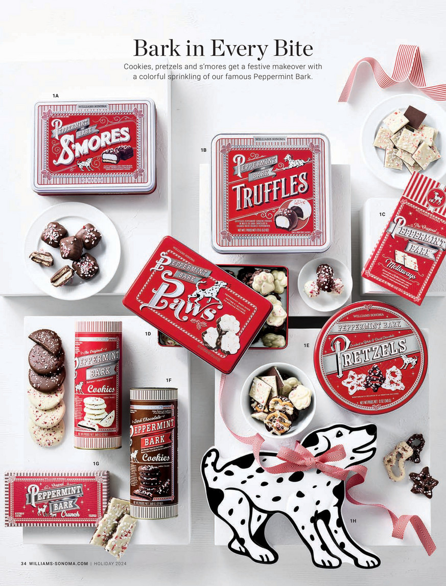 Williams-Sonoma - Holiday 2024 - Williams Sonoma Peppermint Bark S