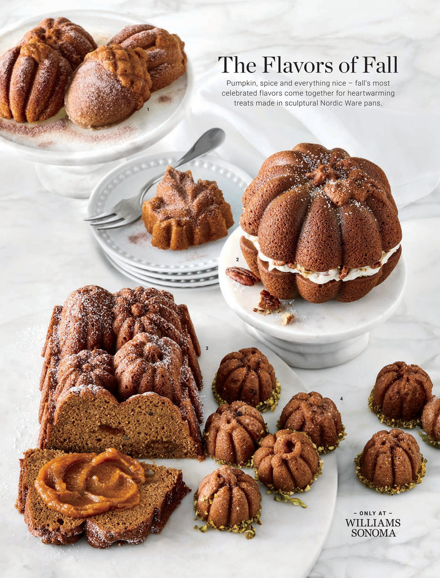 Williams-Sonoma - Holiday 2024 - Nordic Ware Pumpkin Harvest Loaf Pan