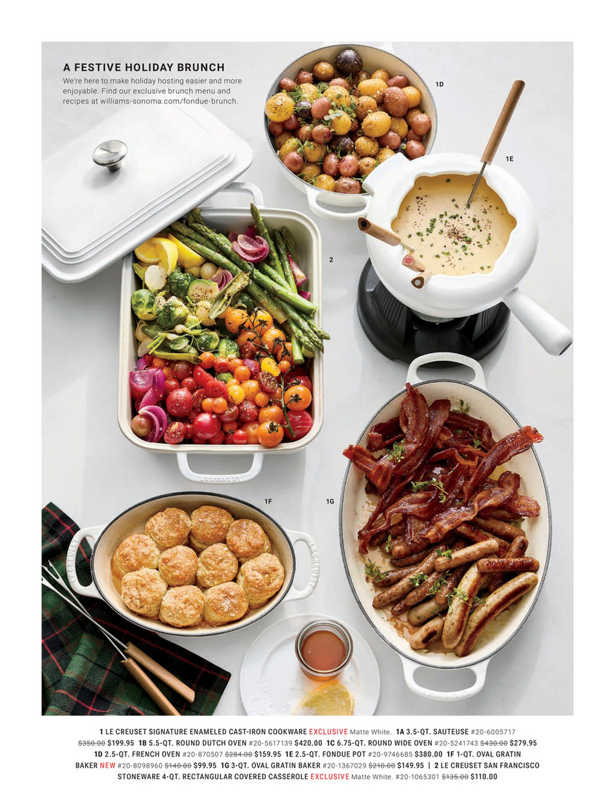 Williams-Sonoma - Holiday 2024 - Le Creuset Signature Enameled
