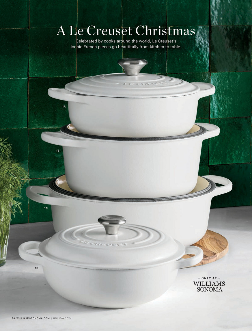 Williams-Sonoma - Holiday 2024 - Le Creuset Signature Enameled
