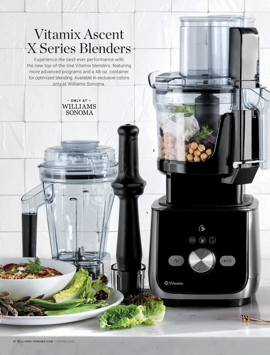 Williams-Sonoma - Spring 2025 - Vitamix Ascent X5 Blender, Brushed